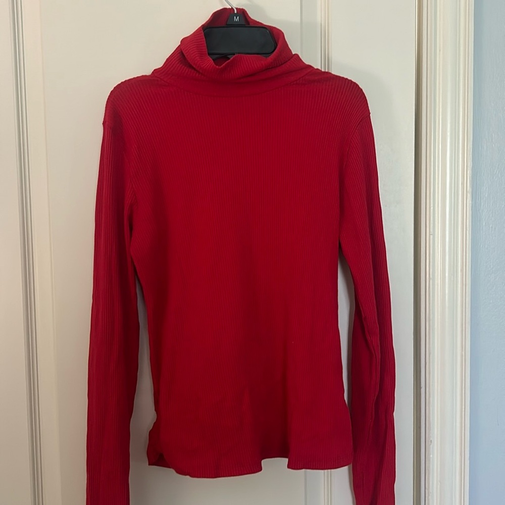 Old Navy | Red Turtle Neck